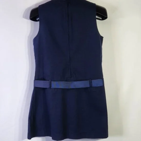 NWT The Children’s Place Navy Blue Jumper Dress w/ Pleated Skirt – Size 14 Plus - Picture 6 of 11